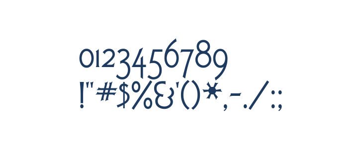 FletcherGothicFLF Other Characters