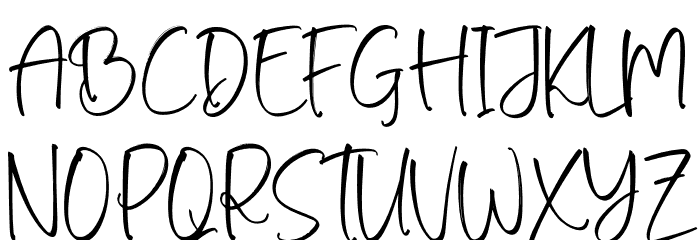 Fletchers Font UPPERCASE