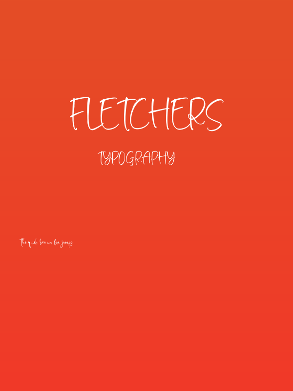 Fletchers Poster