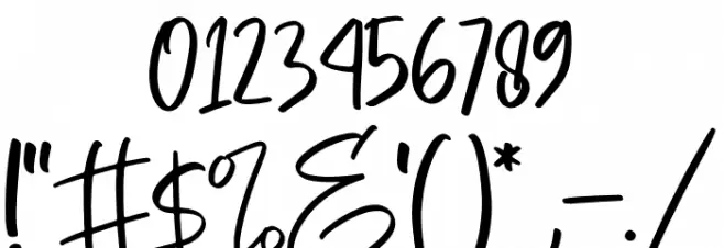 Fletches Font OTHER CHARS