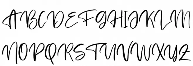 Fletches Font UPPERCASE