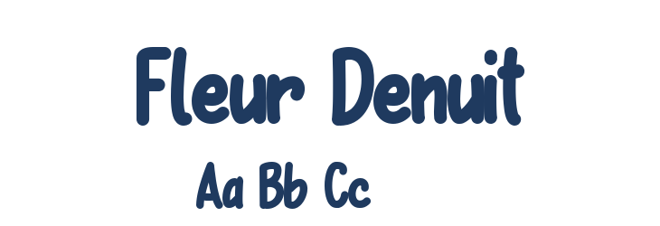 Fleur Denuit Font Preview