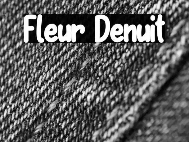 Fleur Denuit Font examples
