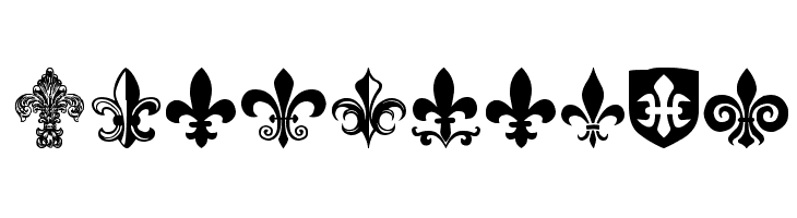 Fleur de Lis  免费字体下载
