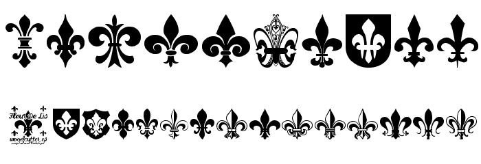 Fleur de Lis Font OTHER CHARS