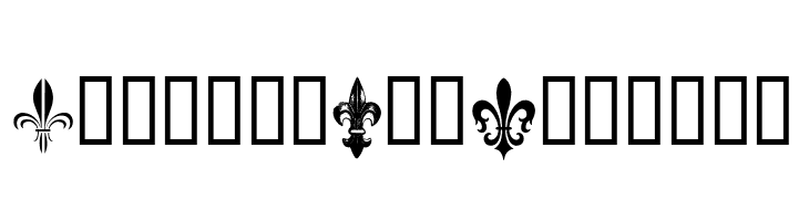 Fleur de Lys Regular  Frei Schriftart Herunterladen