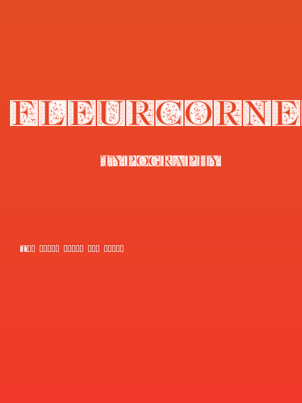 FleurCornerCaps Poster