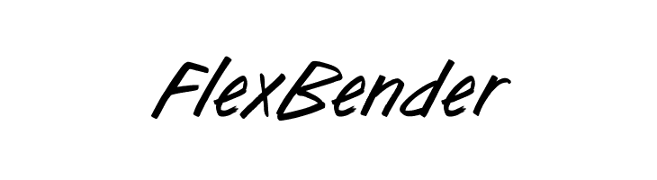 Flex Bender  font caratteri gratis