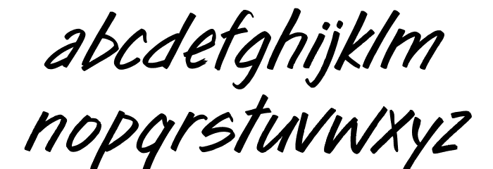Flex Bender Font LOWERCASE