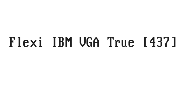 Flexi IBM VGA True [437] Logo