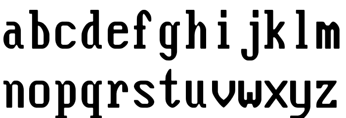 Flexi IBM VGA True Font LOWERCASE