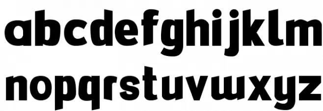 FlexiBendi Font UPPERCASE