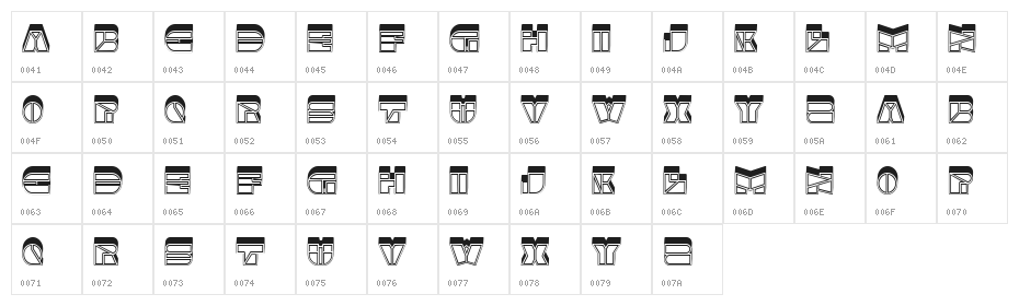 Flexible Regular Character Map