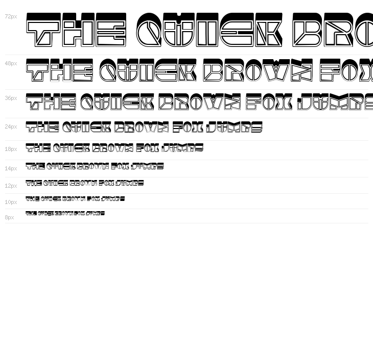 Flexible Regular Waterfall