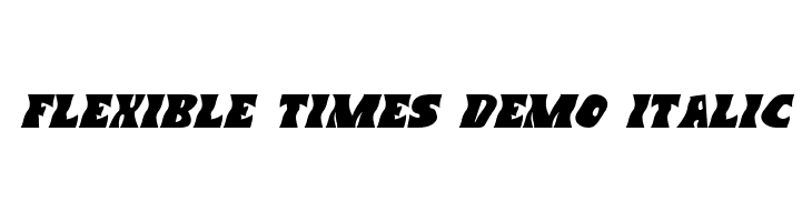 Flexible Times Demo Italic  لخطوط تنزيل