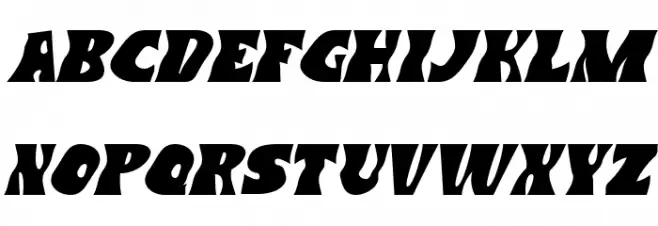 Flexible Times Demo Italic Schriftart Groß