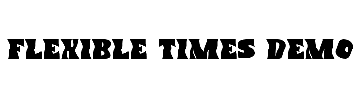 Flexible Times Demo  フリーフォントのダウンロード