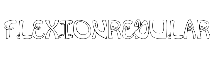 FlexionRegular Font