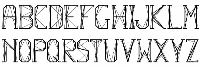 Flexure フォント 大文字