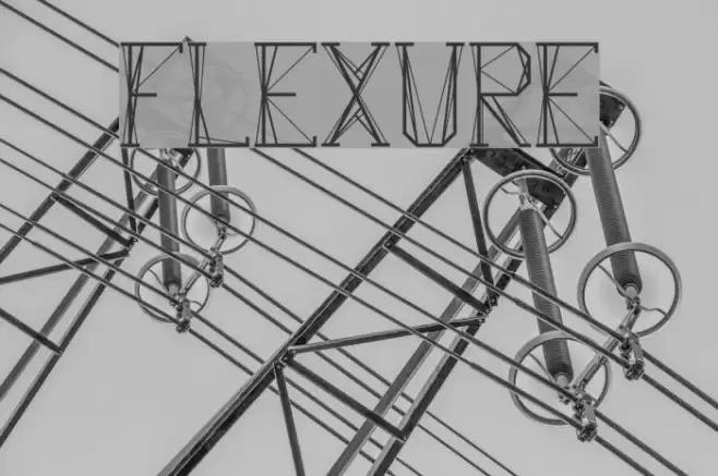 Flexure Font examples