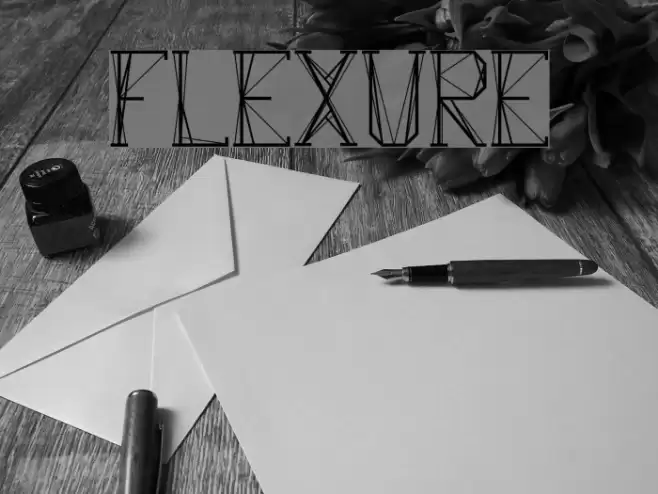 Flexure Font examples