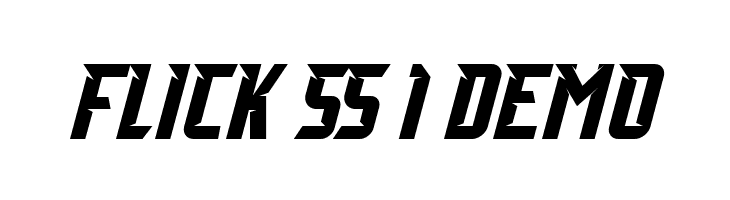 Flick SS 1 Demo  नि: शुल्क फ़ॉन्ट्स डाउनलोड