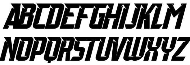 Flick SS 1 Demo フォント 大文字