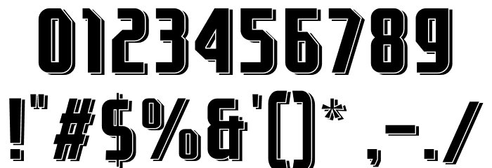 Flick SS 3 Personal Use Font Alte caractere