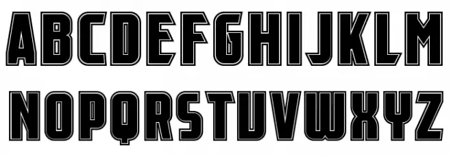 Flick SS 4 Demo フォント 大文字