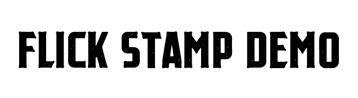 Flick Stamp Demo  नि: शुल्क फ़ॉन्ट्स डाउनलोड