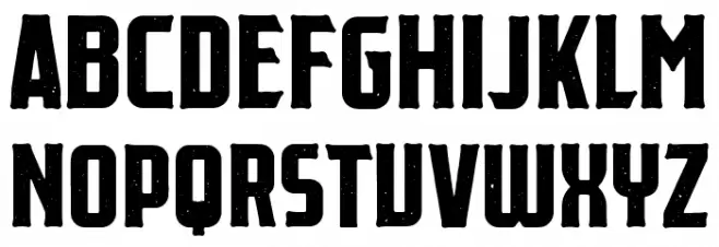 Flick Stamp Demo Font Litere mari