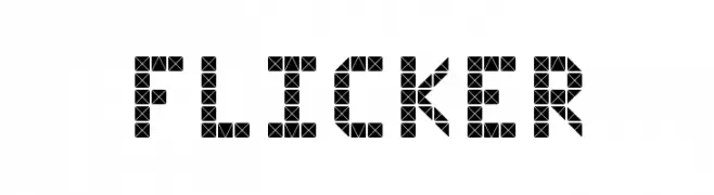 Flicker  Frei Schriftart Herunterladen