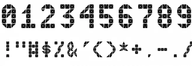 Flicker Font OTHER CHARS