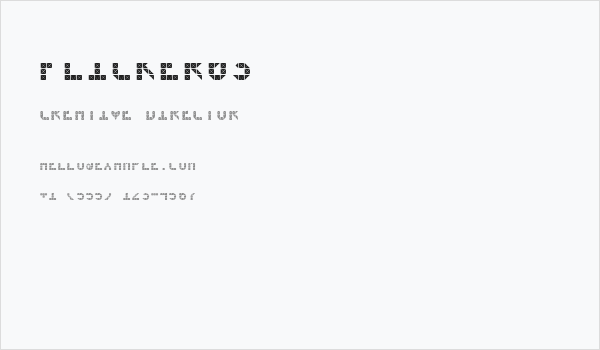 Flicker03 Business Card