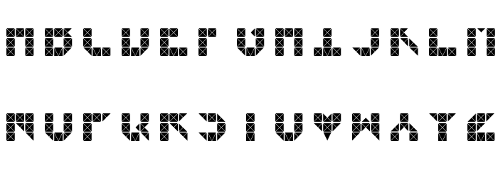 Flicker03 Font LOWERCASE