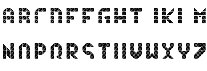Flicker15 Font LOWERCASE