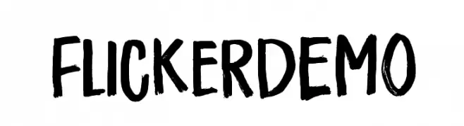 FlickerDEMO  Free Fonts Download