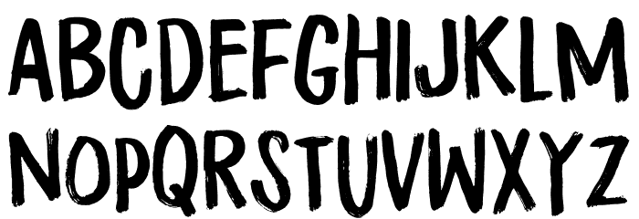 FlickerDEMO Font LOWERCASE