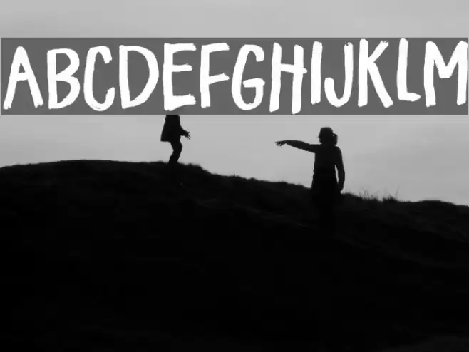 FlickerDEMO Font examples