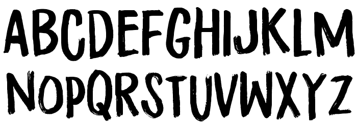 FlickerDEMO Font LOWERCASE