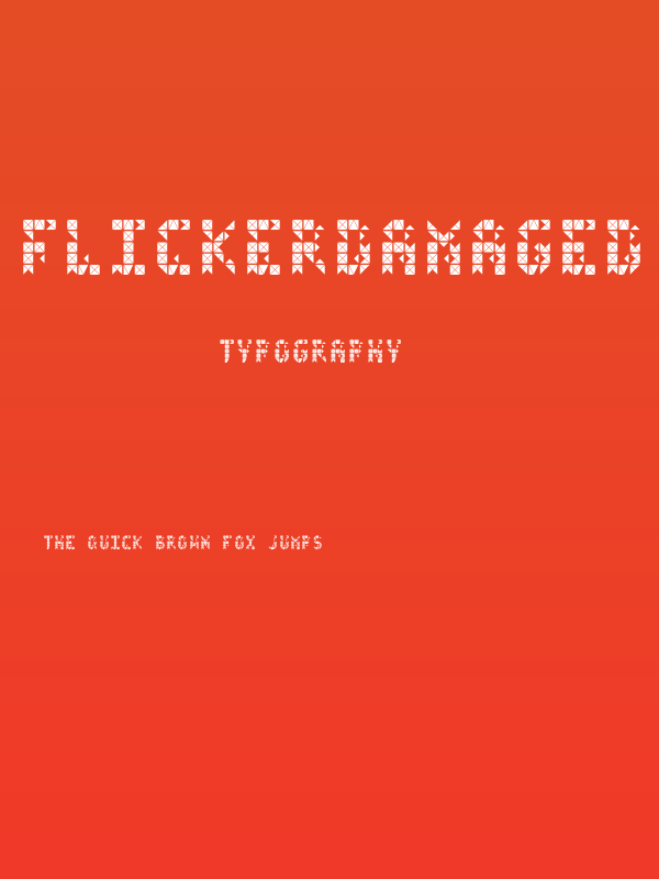 FlickerDamaged Poster