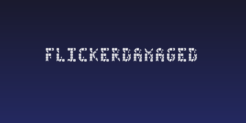 FlickerDamaged Social Header