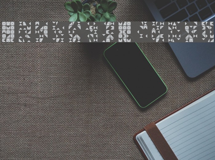 FlickerRandom Font examples