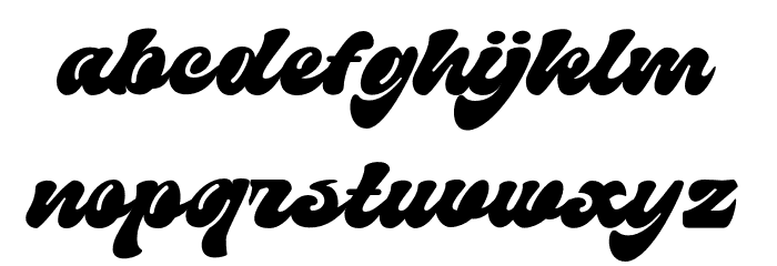 FlickingDEMO-Regular Font LOWERCASE