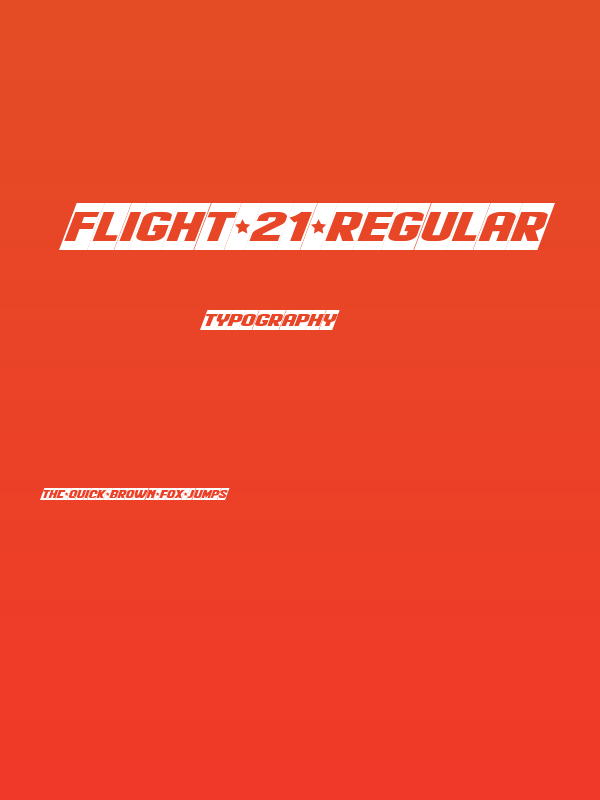 Flight 21 Regular Poster