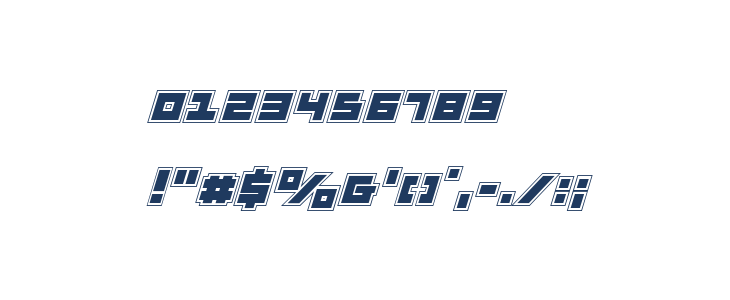 Flight Corps Academy Italic Other Characters