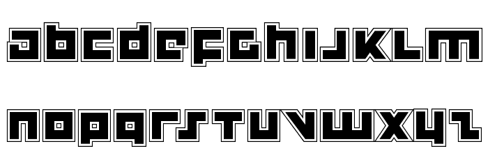Flight Corps Academy Font LOWERCASE