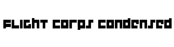 Flight Corps Condensed Шрифта