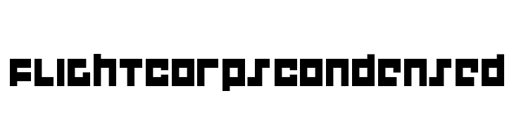 Flight Corps Condensed  les polices de caractères gratuit tlcharger
