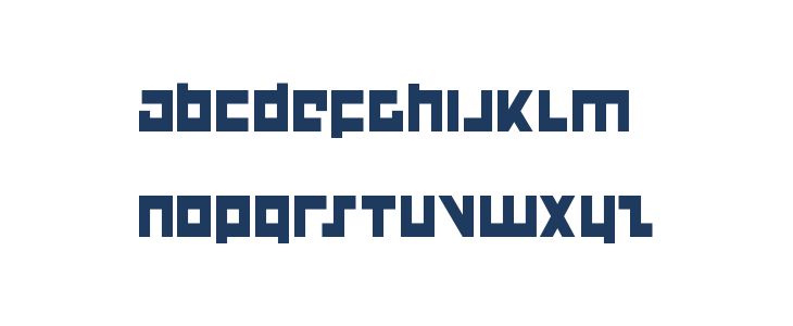 Flight Corps Condensed Lowercase